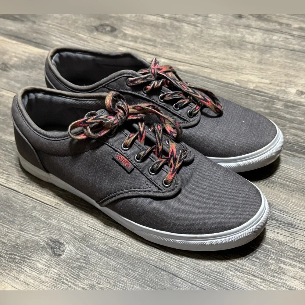Vans Atwood Low Tribal Canvas Sneakers Women Size 6.5